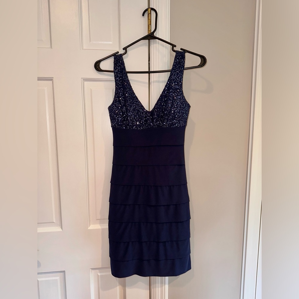 Navy Sparkle Dress